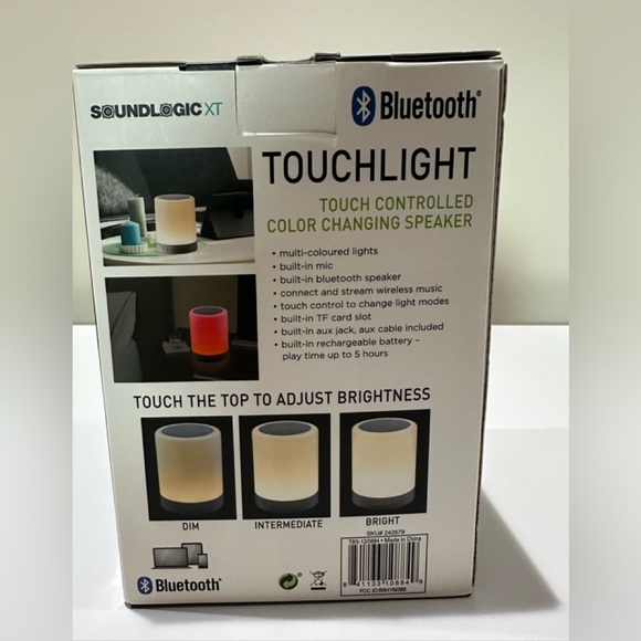🌸NEW Soundlogic XT TouchLight Color Changing Bluetooth Speaker 🔈 (A2). - Picture 5 of 9